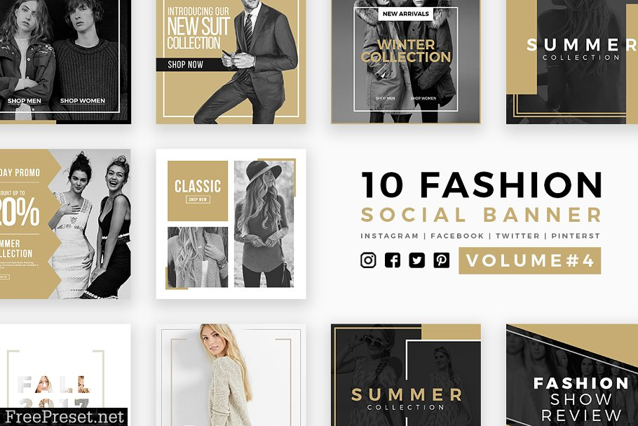 Stylish - 100 Social Media Templates 2598681