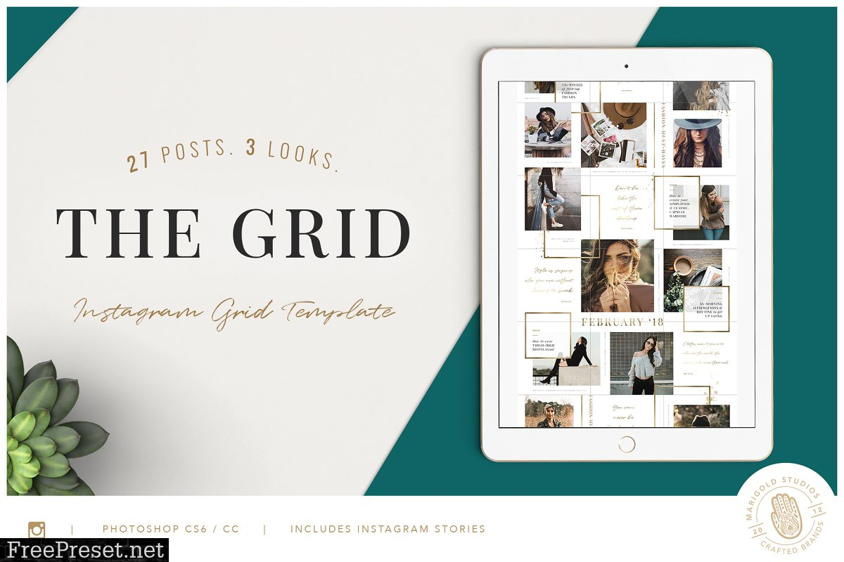 THE GRID | Instagram Posts Layout 2688103