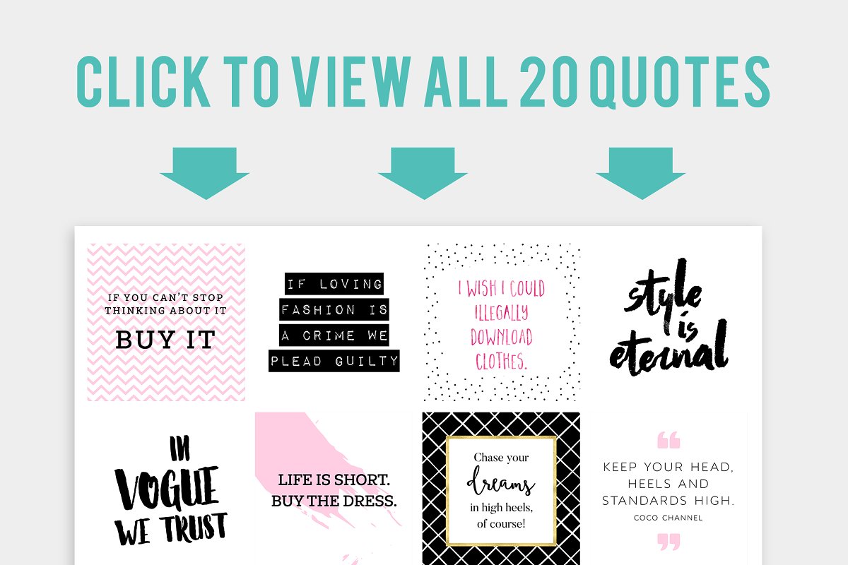 Ultimate Fashionista's Quotes Bundle 966476