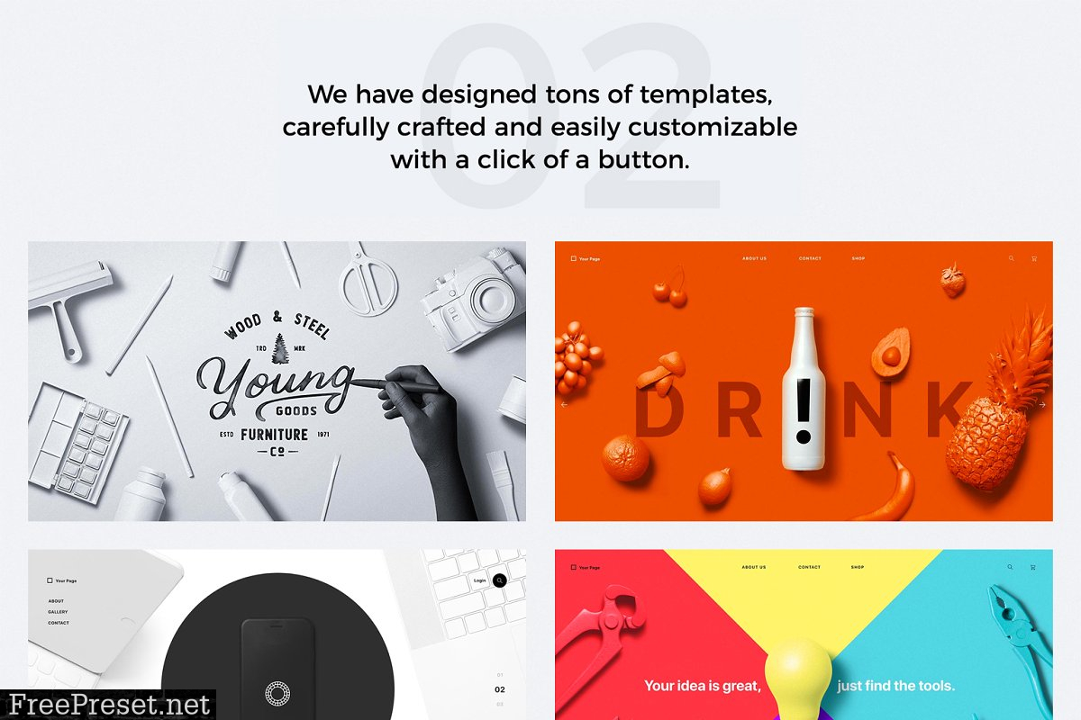 Unicolor Mockup Pack 1719553