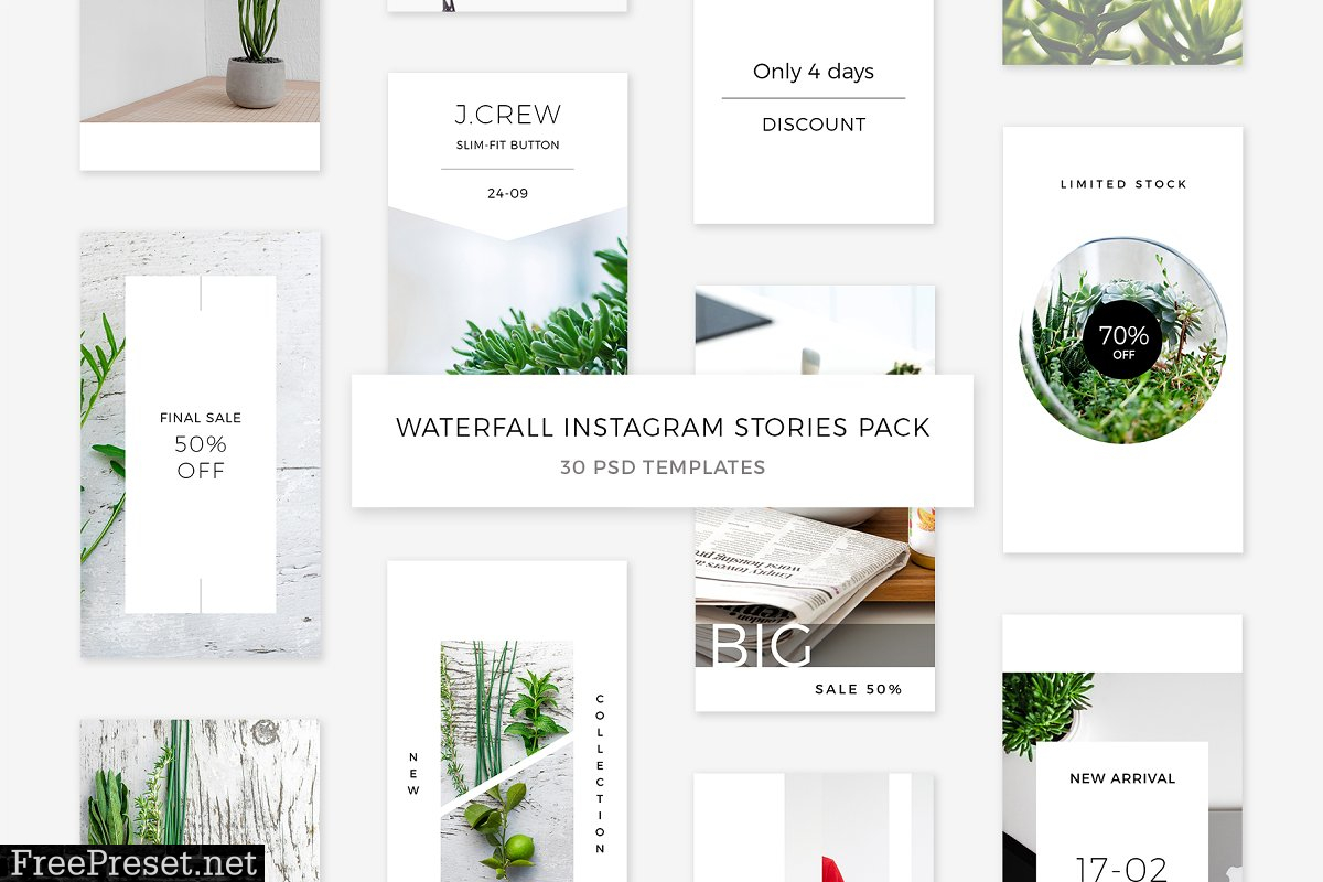 Waterfall Instagram Stories Pack 2227450