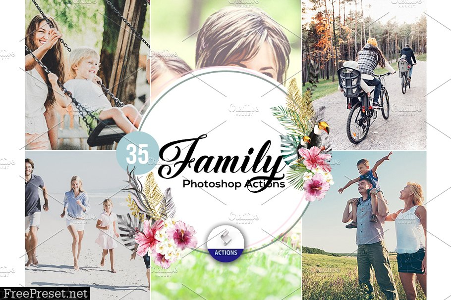 35 Family Photoshop Actions 3937411