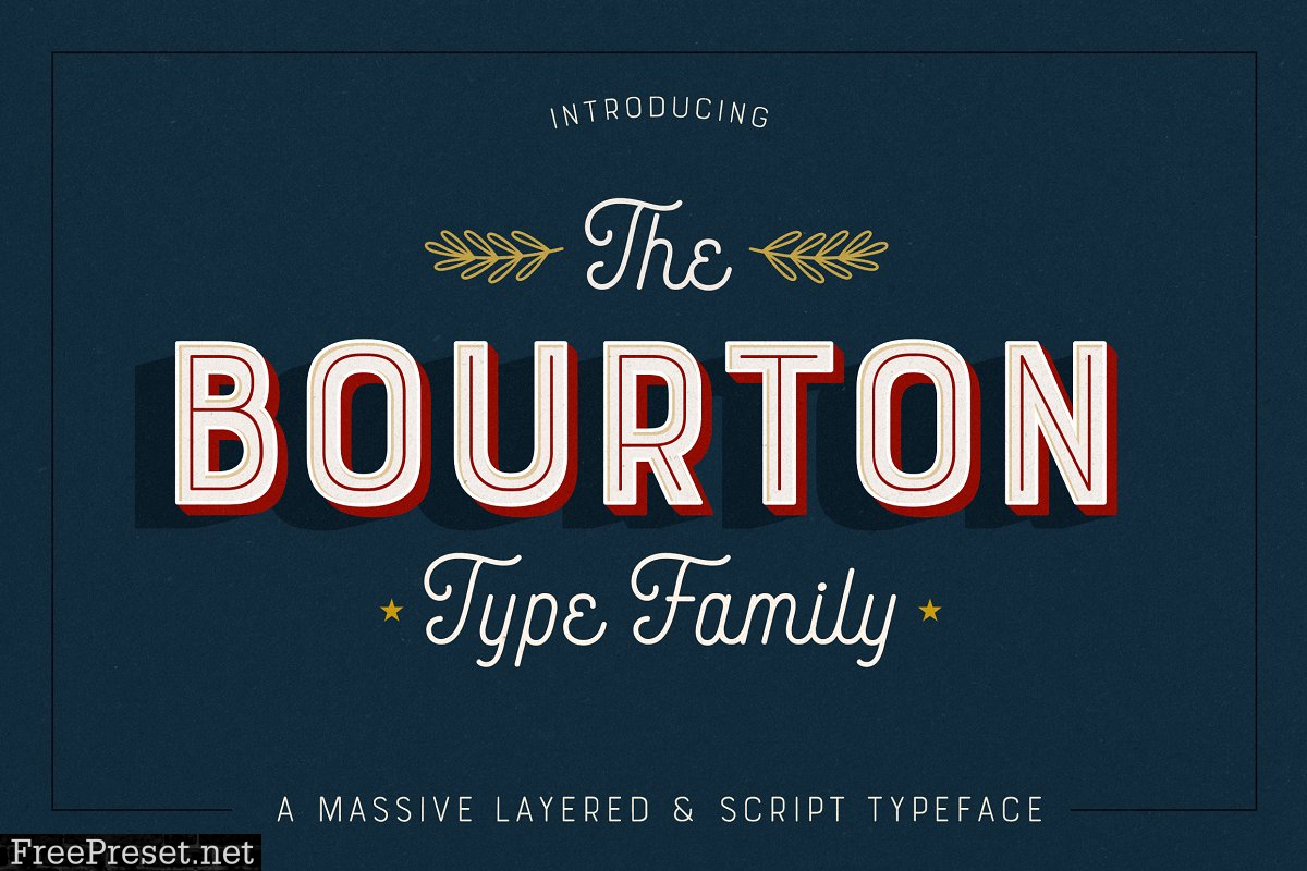 Bourton Font Family $99 1042062