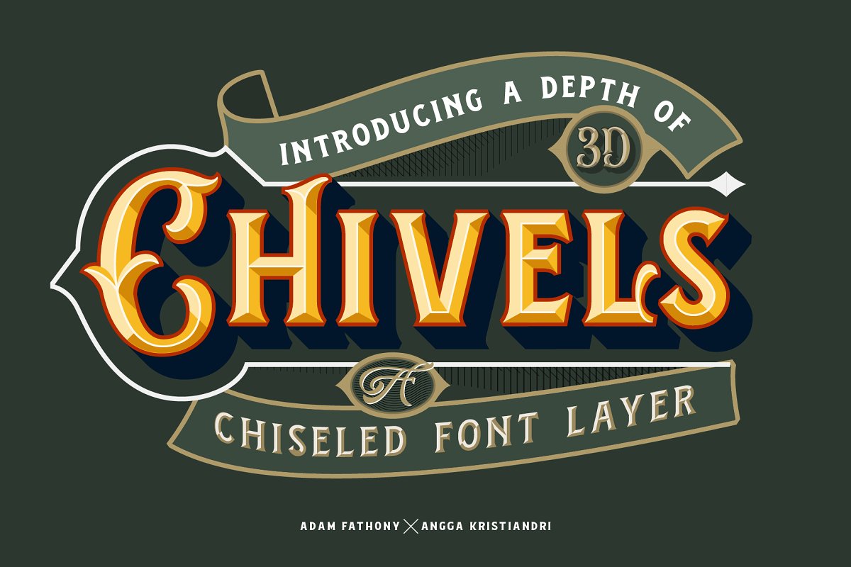 Chivels - Chiseled Vintage 3D Type 2455502