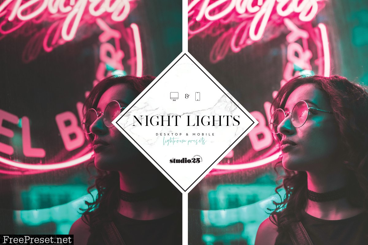CreativeMarket - 3 Neon Lights Presets 4057447