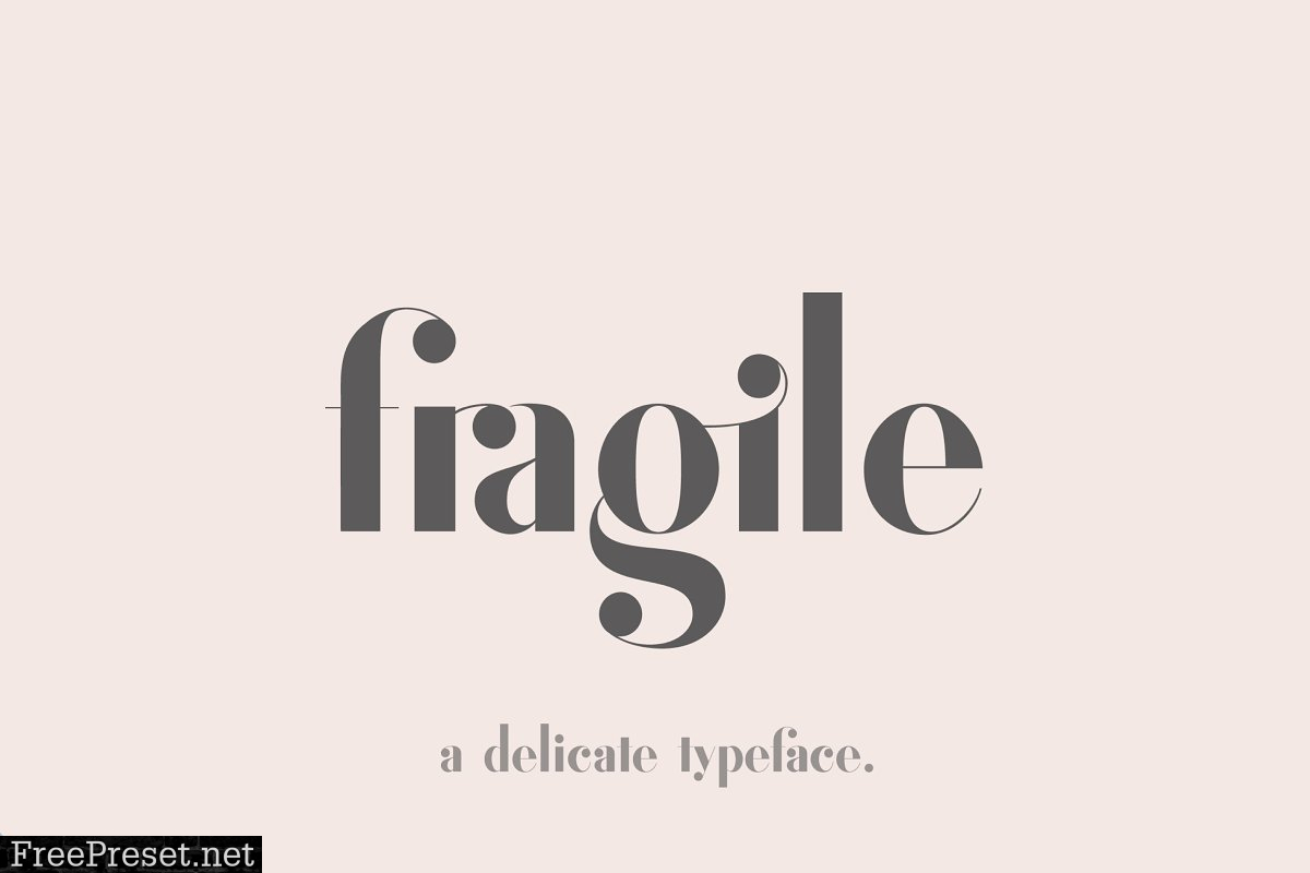 Fragile Collection (Font Bundle) 1879961