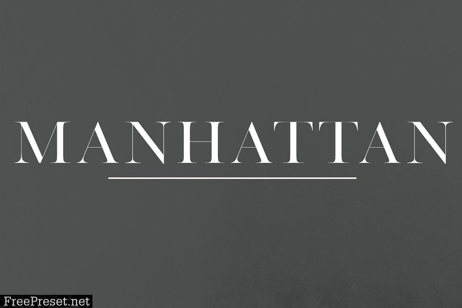 Manhattan | A High Class Serif 850881
