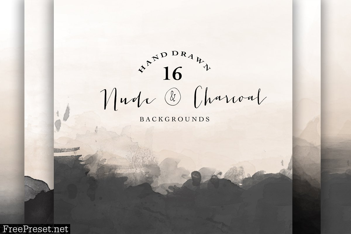 Nude and Charcoal backgrounds - 87359