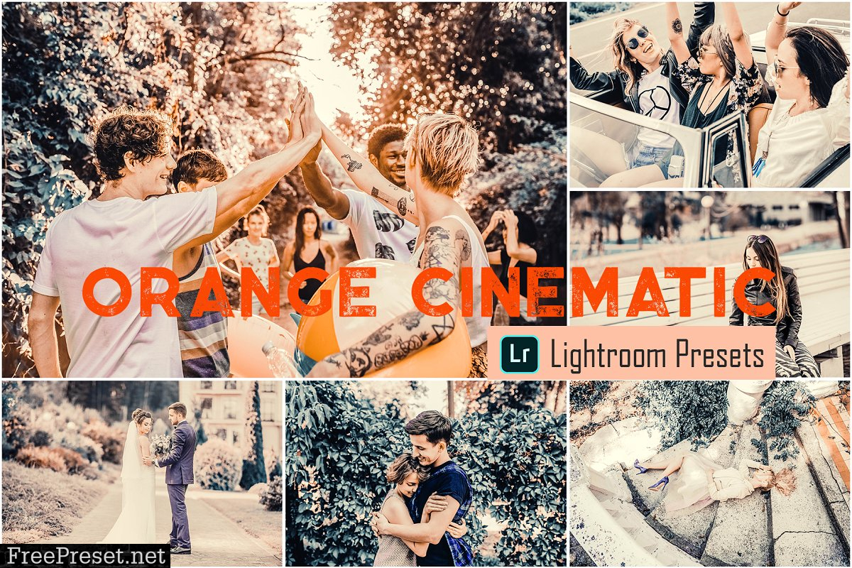 Orange Cinematic LR & ACR Presets 4068114