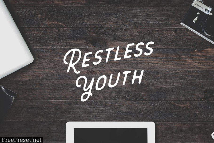The Restless Youth - Font Bundle 605360