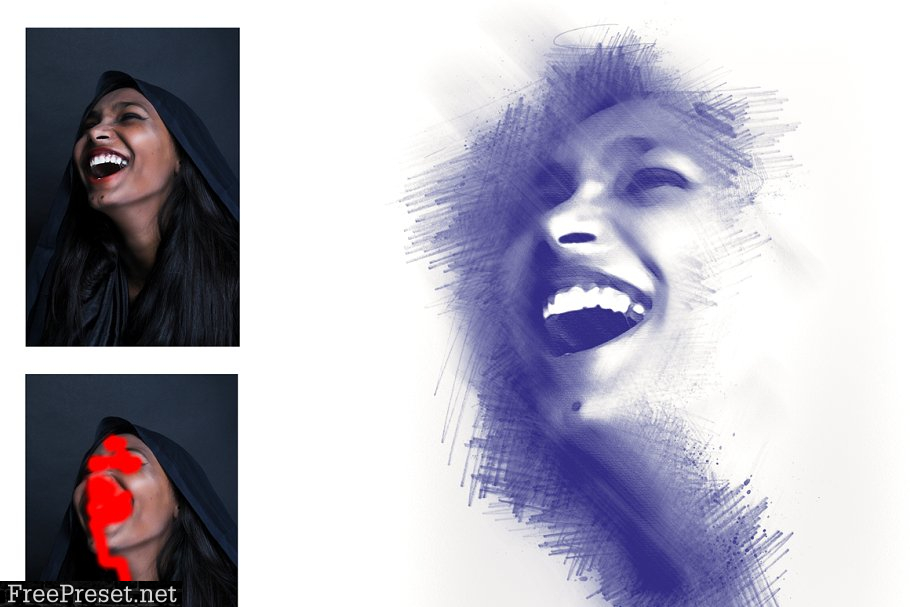 Pencil Sketch Photoshop Action 3278234