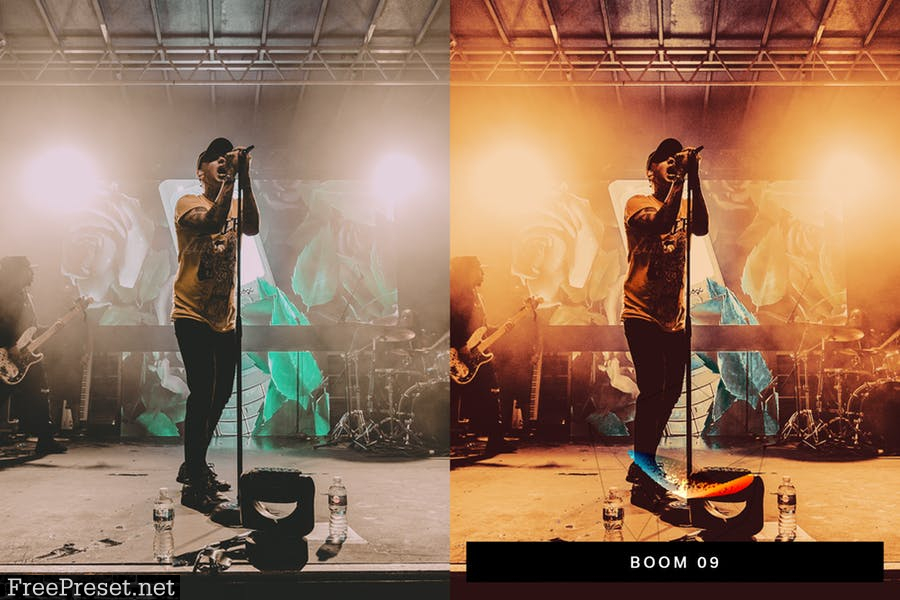 50 Concert Lightroom Presets LUTs