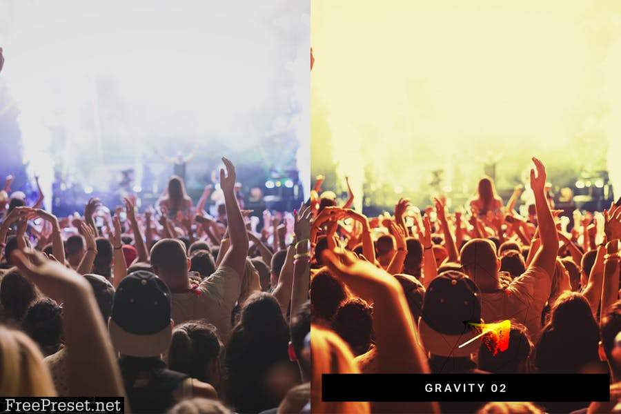 50 Concert Lightroom Presets LUTs