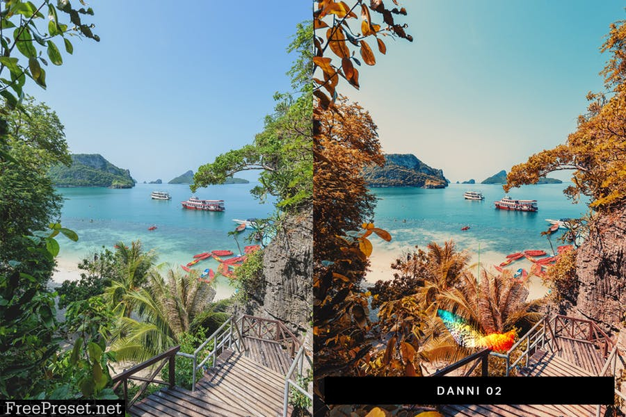 50 Tropical Lightroom Presets and LUTs