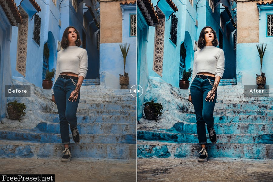 Chefchaouen Mobile & Desktop Lightroom Presets