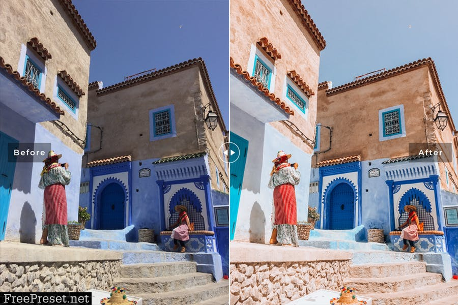 Chefchaouen Mobile & Desktop Lightroom Presets