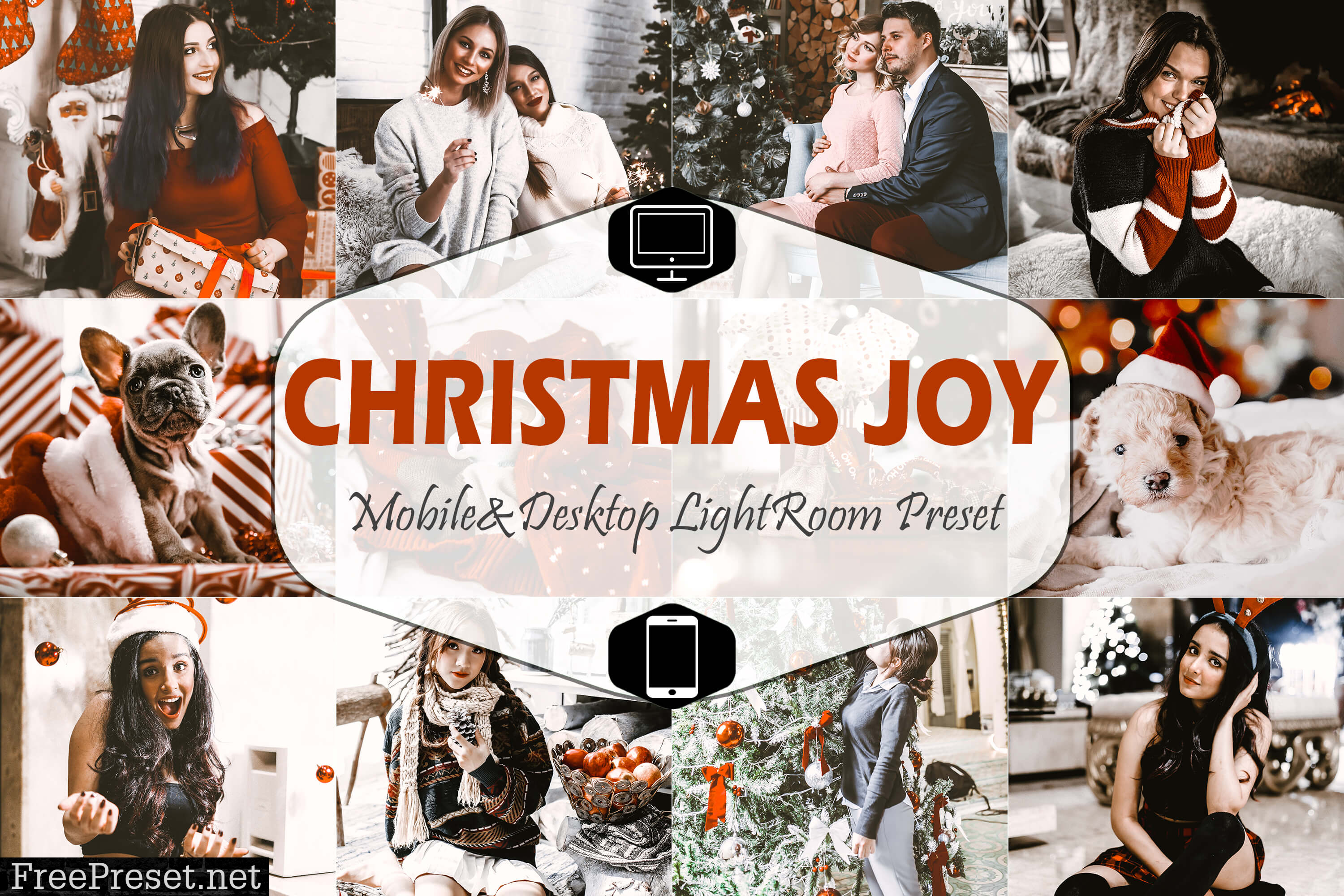 Shine Christmas Presets 12 CHRISTMAS Presets for LightroomHoliday Mobile PresetsWinter Instagram FilterMobile and Desktop