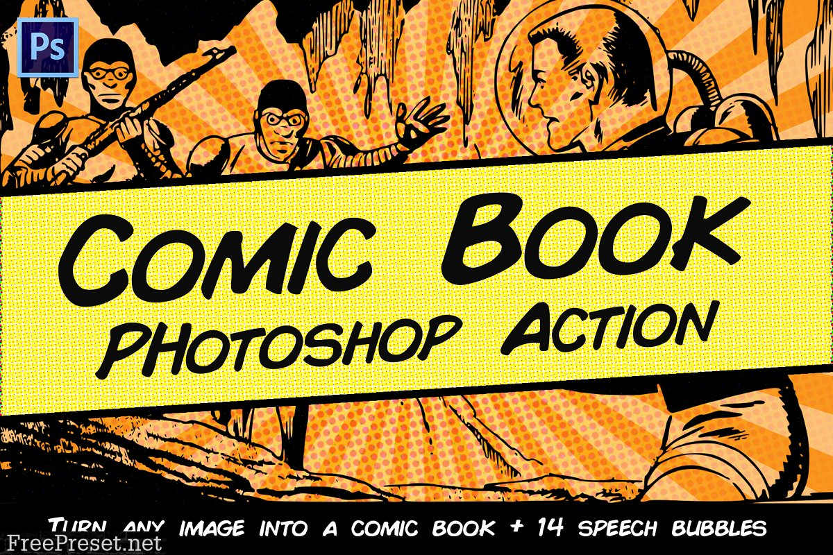 Comic Book Photoshop Action 2296365