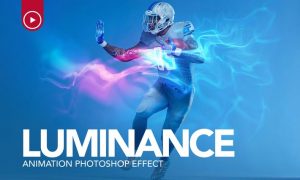 Gif Animated Luminance Photoshop Action