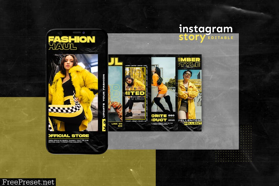 Instagram Story Template 5MLEAE5