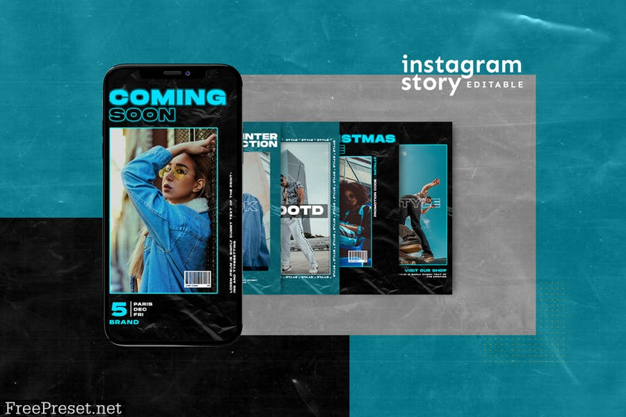 Instagram Story Template B4536A6