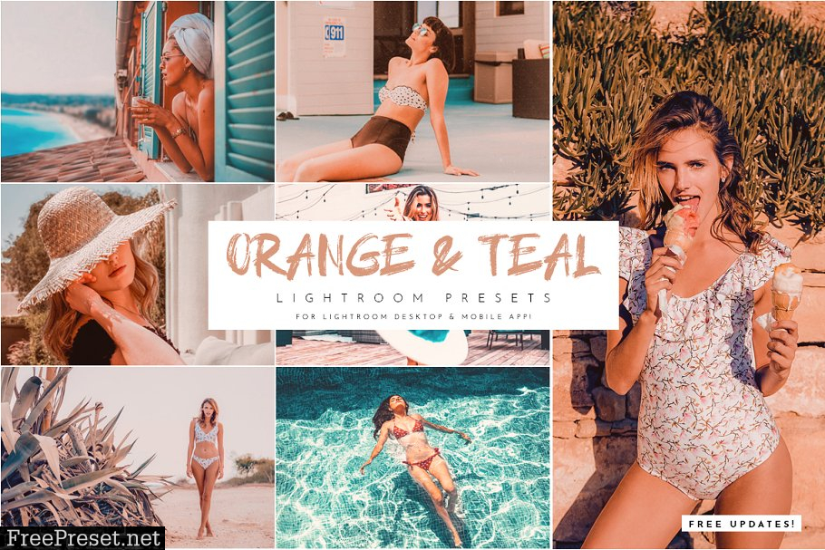 Orange Teal Lightroom Presets Pack