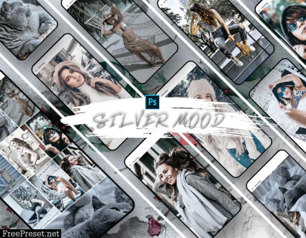 Silver Mood Photoshop Actions 25147155