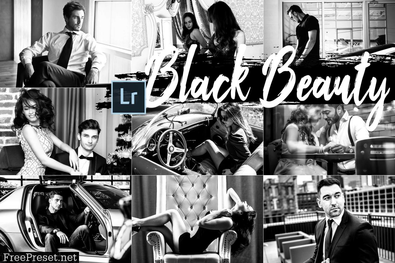 05 Black Beauty Desktop Lightroom Preset 2420554