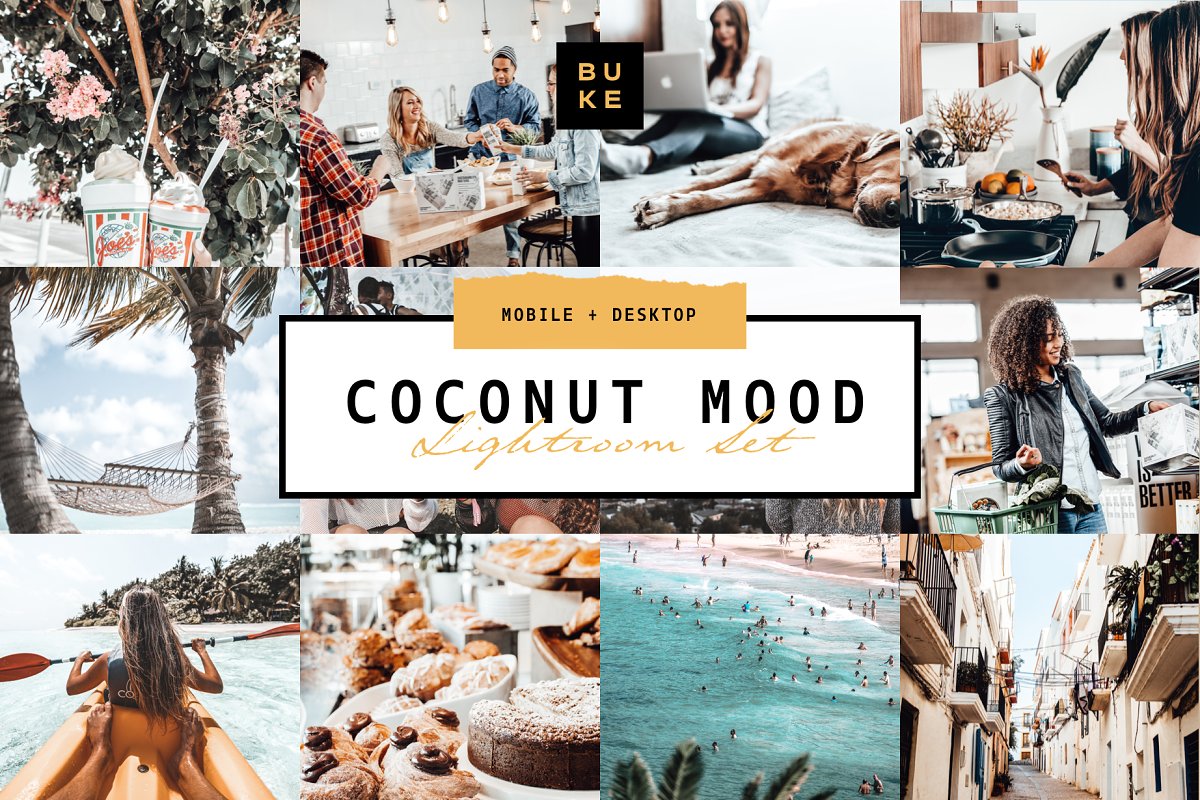 5 Coconut Lightroom Presets Pack 3862010