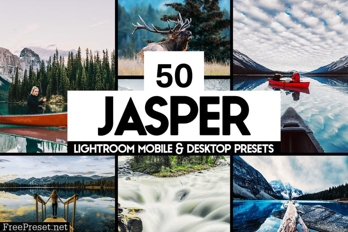 50 Jasper Lightroom Presets and LUTs