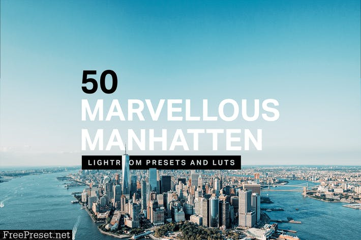 50 Manhattan Lightroom Presets LUTs