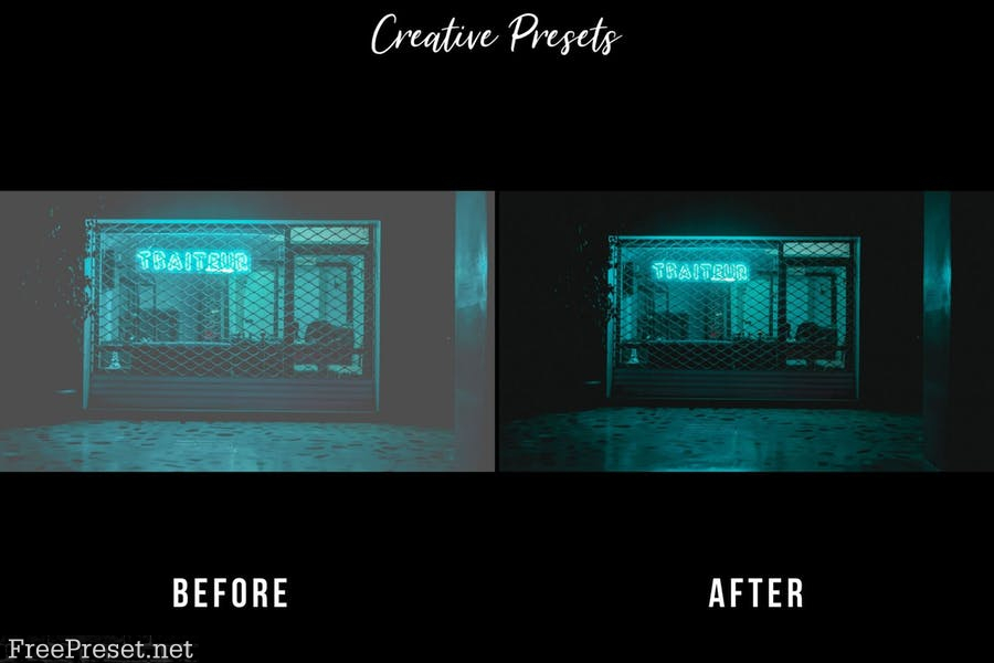 Cinematic Lightroom Presets