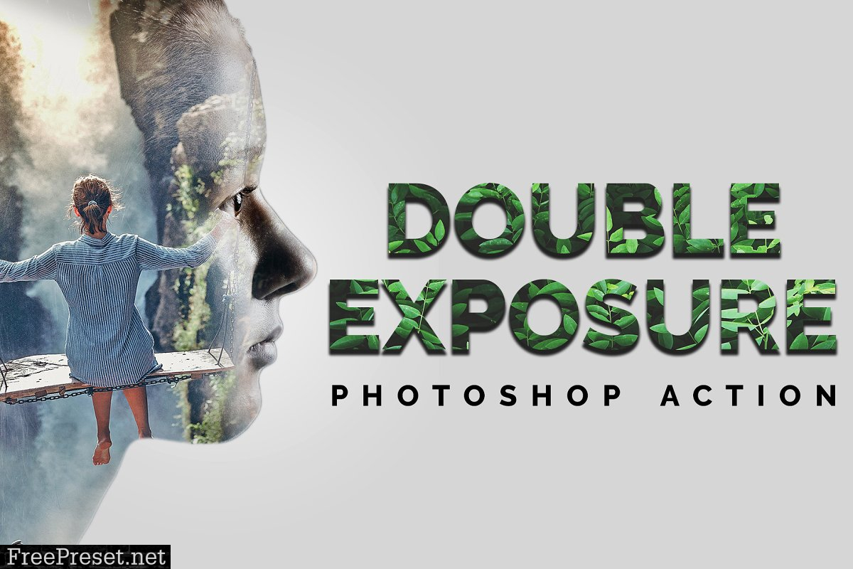 Double Exposure Photoshop Action 4416810