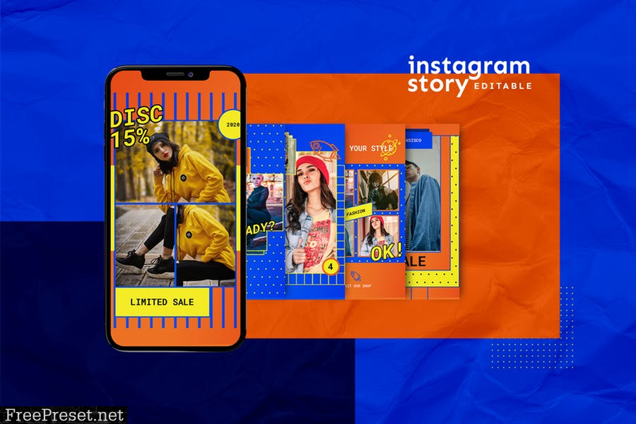 Instagram Story Template GA3PCNL