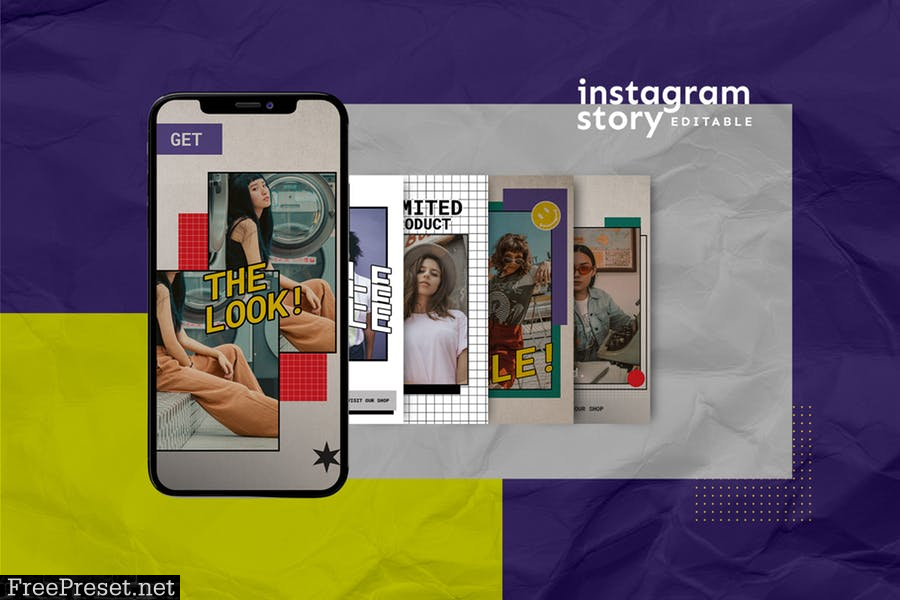 Instagram Story Template XMWPF9X