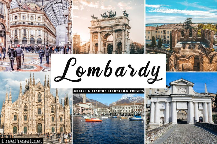 Lombardy Mobile & Desktop Lightroom Presets