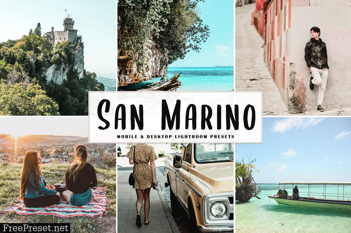 San Marino Mobile & Desktop Lightroom Presets