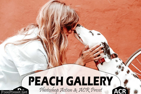 10 Peach Gallery Photoshop Actions