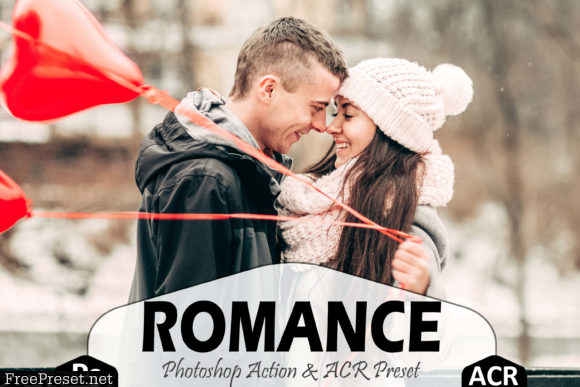10 Romance Photoshop Actions, ACR Preset