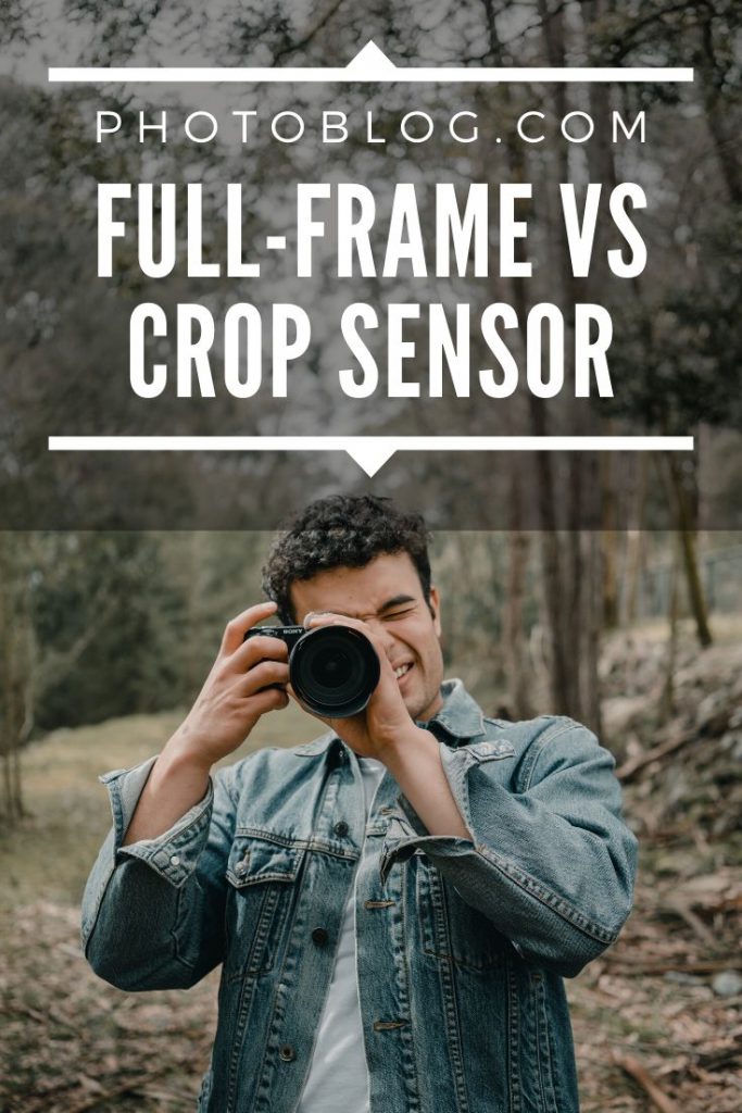 Pinterest image for Full-Frame vs Crop Sensor article