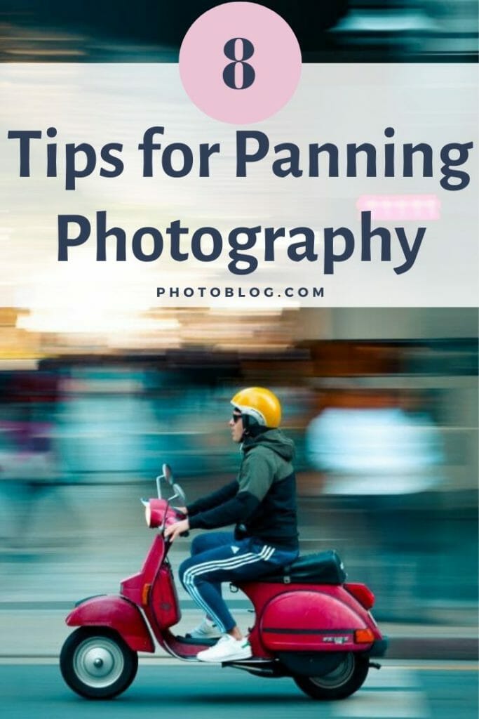 Pinterest image for Panning Photography article