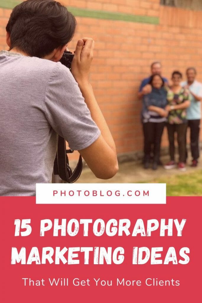 Pinterest image for photography marketing article