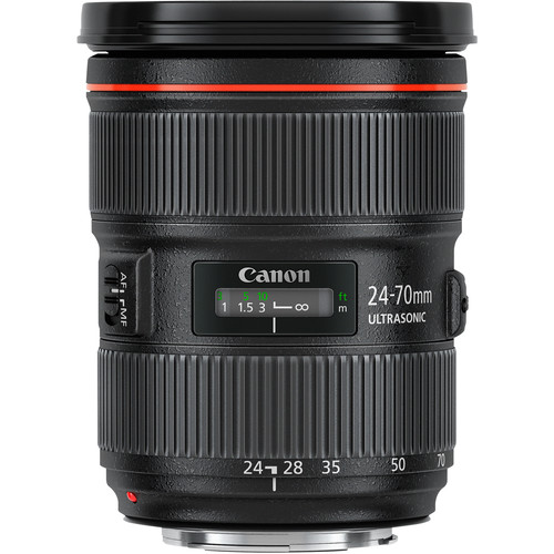 A photo of the Canon 24-70mm f/2.8L II USM lens