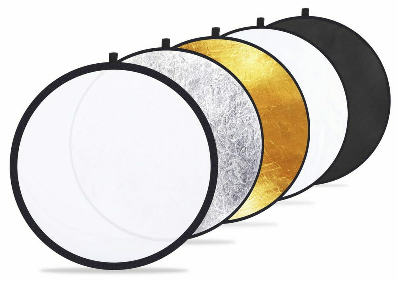 A set of photography reflectors