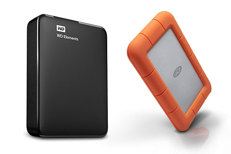 external hard drives for portable photo storage when traveling