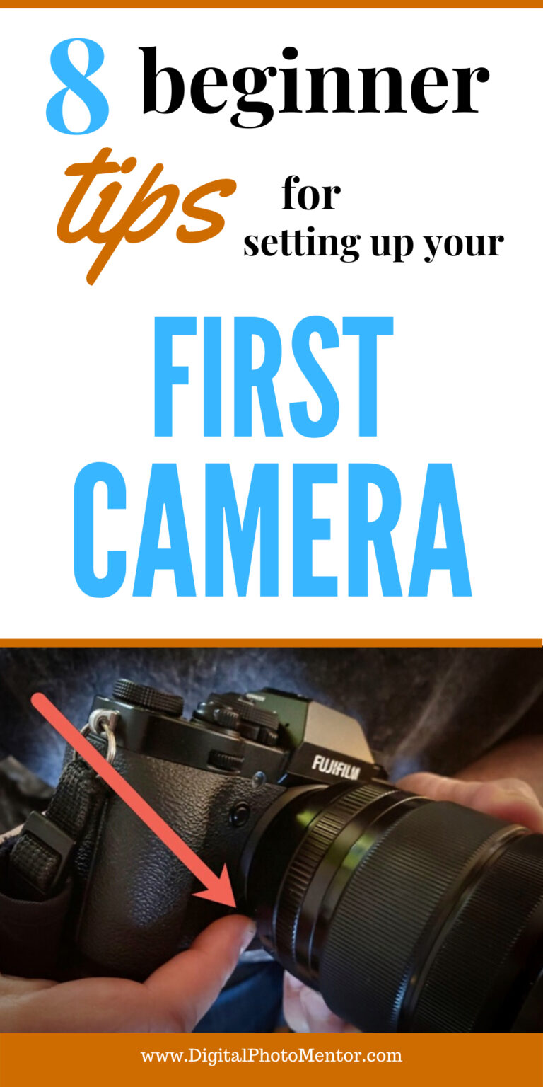 beginner tips for camera settings on your first camera