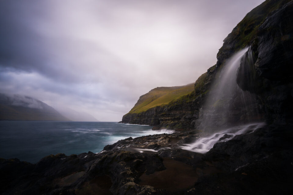 I took this landscape photo with a 30 second shutter speed, meaning that it is a long exposure.