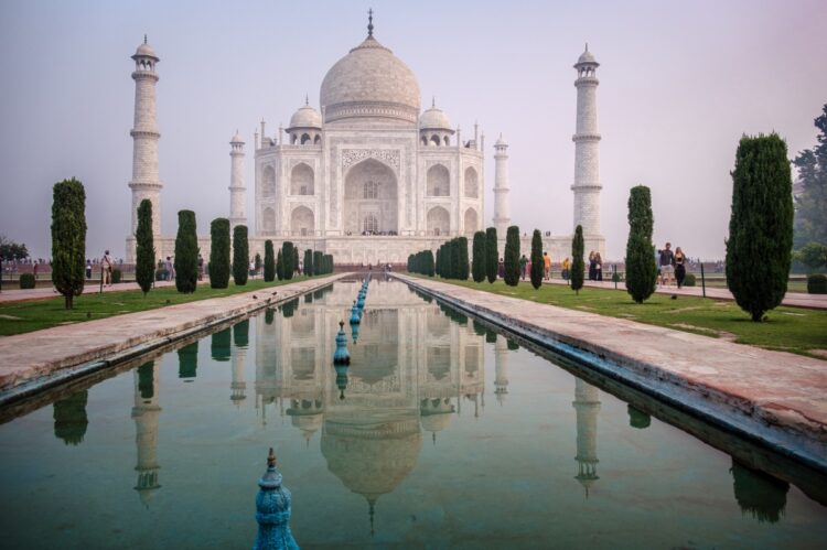 Taj Mahal before Luminar 4 AI Enhancements