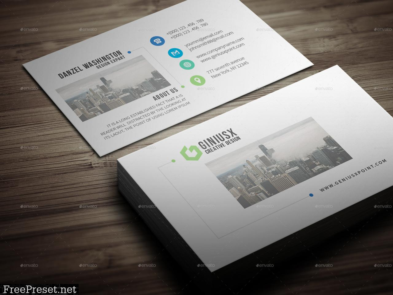 2 in 1 Business Card Bundle 22865394