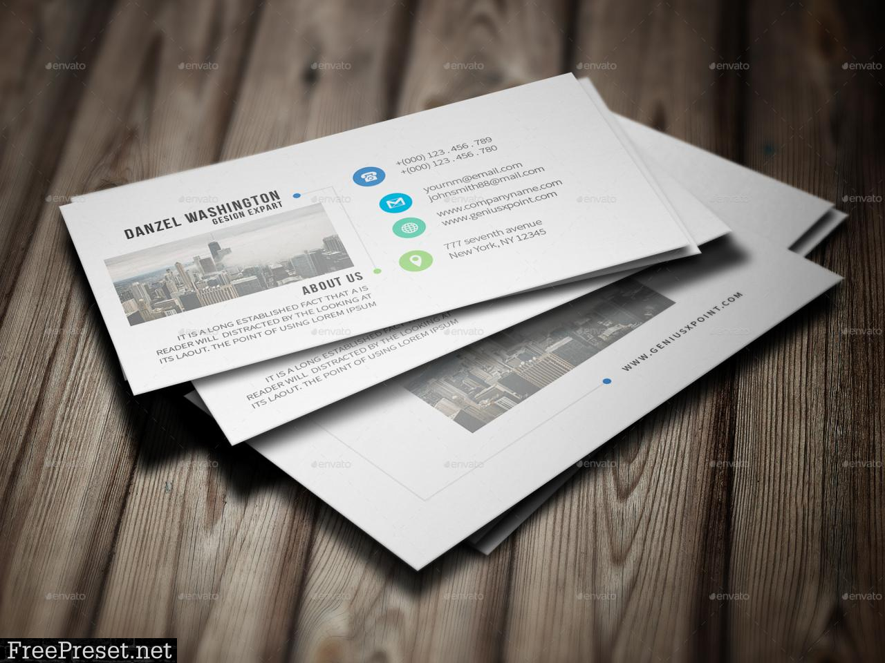 2 in 1 Business Card Bundle 22865394